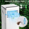 10000BTU_3-in-1_Portable_Air_Conditioner_with_Remote_Control_White-10 10000 BTU(Ashrae) 3-in-1 Portable Air Conditioner with Remote Control