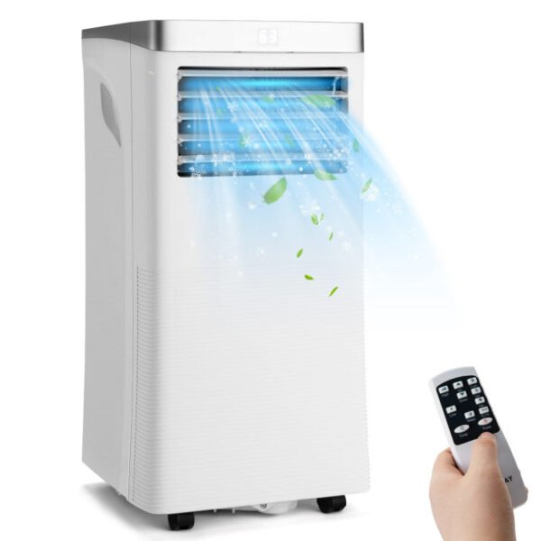 10000BTU_3-in-1_Portable_Air_Conditioner_with_Remote_Control_White-2 10000 BTU(Ashrae) 3-in-1 Portable Air Conditioner with Remote Control