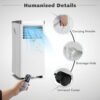 10000BTU_3-in-1_Portable_Air_Conditioner_with_Remote_Control_White-6 10000 BTU(Ashrae) 3-in-1 Portable Air Conditioner with Remote Control
