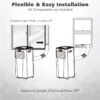 10000BTU_3-in-1_Portable_Air_Conditioner_with_Remote_Control_White-8 10000 BTU(Ashrae) 3-in-1 Portable Air Conditioner with Remote Control