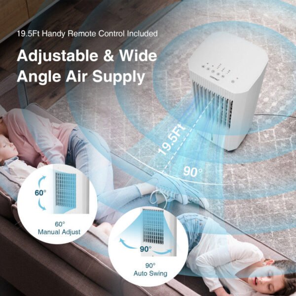 10006_2_273 3-in-1 Evaporative Air Cooler with 3 Modes