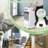 4-in-1 Portable Air Conditioner & Evaporative Air Cooler with Timer and 3 Modes