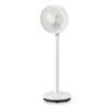 11_410_11 9 Inch Portable Oscillating Pedestal Floor Fan with Adjustable Heights and Speeds