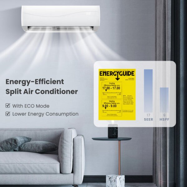 12000_BTU_17_SEER2_208_230V_Ductless_Mini_Split_Air_Conditioner_and_Heater-8 12000 BTU 17 SEER2 208-230V Ductless Mini Split Air Conditioner and Heater