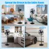 16_Inch_Pedestal_Standing_Fan_Oscillating_Pedestal_Fan_with_3_Speeds_and_Adjustable_Height_Black-5 16 Inch Pedestal Standing Fan Oscillating Pedestal Fan with 3 Speeds and Adjustable Height