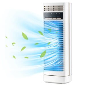 1_622_53_57a6dc52-da49-4249-929f-2ffc4c347750 14 Inch Mini Oscillating Tower Fan Electric Desk Fan with 3 Speed and Timer