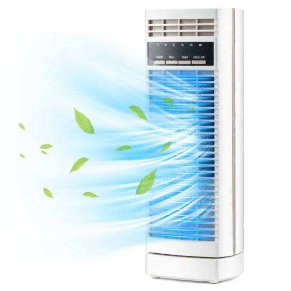 1_622_53_57a6dc52-da49-4249-929f-2ffc4c347750 14 Inch Mini Oscillating Tower Fan Electric Desk Fan with 3 Speed and Timer