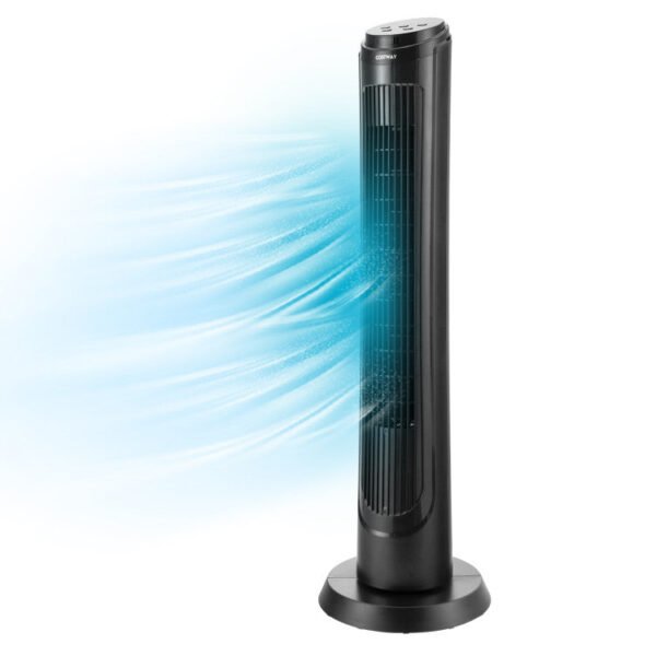 1_705_12 40 Inch Tower Fan with Remote 75˚ Oscillating Fan with 3 Wind Modes and 4 Wind Speeds