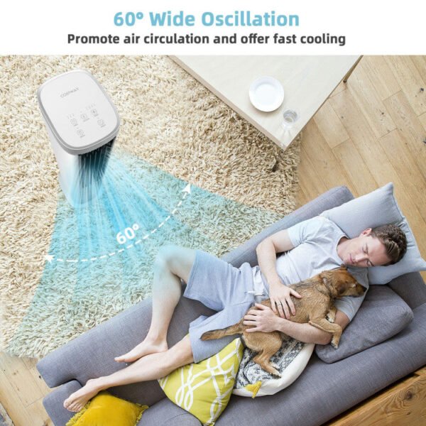 1_720_40-1 3-In-1 Portable Evaporative Air Cooler with Timer