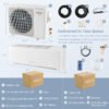 22000__2 Energy Star Certified 22000 BTU 21 SEER2 Ductless Mini Split Air Conditioner and Heater 208-230V Works with Alexa