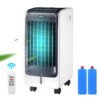 3_655_17 110V Portable Cooling Evaporative Fan with 3-Speed and 8H Timer Function
