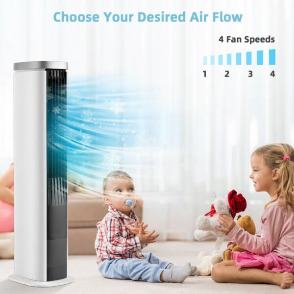 3_669_37 3-In-1 Portable Evaporative Air Cooler with Timer