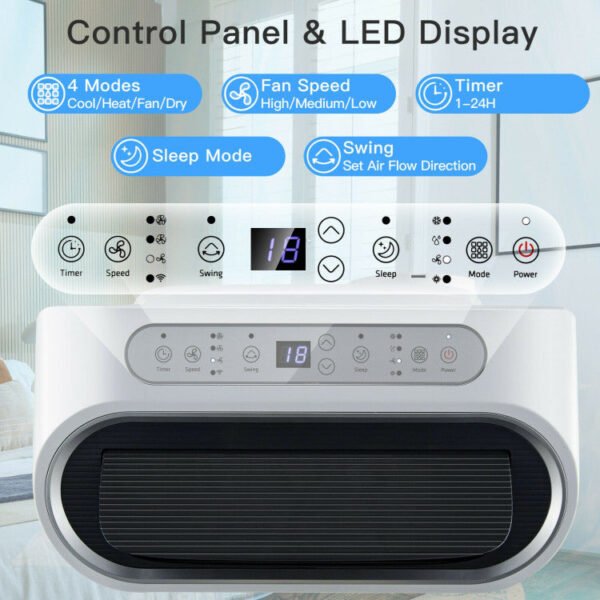 5_623_5 12000 BTU(Ashrae) Portable Air Conditioner with Smart App Control