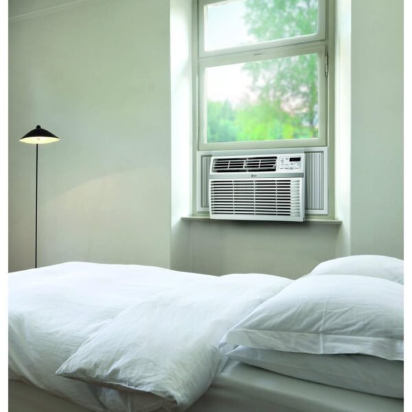 61Q-hrGRThL 8,000 Window Air Conditioner, 115V, 350 Sq.Ft. (14' x 25' Room Size), Quiet Operation, Electronic Control with Remote
