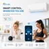 61R_gL9YZ4L AURA Mini Split Air Conditioner, Heat Pump, White, 24000 BTU