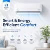 61TvtRf4SnL LETO Mini Split Air Conditioner, Heat Pump, White, 24000 BTU