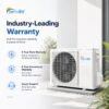 61bWQ6KyPML LETO Mini Split Air Conditioner, Heat Pump, White, 24000 BTU