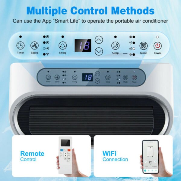 6_633_5 12000 BTU(Ashrae) Portable Air Conditioner with Smart App Control