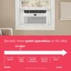 713YbD3lt3L 8,000 BTU Window Air Conditioner with Remote Control, Cools Up to 350 Sq. Ft., Quiet Operation, Eco Mode