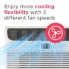71AcdghmbPL 12,000 BTU Window Air Conditioner with Remote Control, Cools Up to 550 Sq. Ft., Quiet Operation, Eco Mode