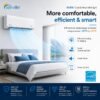 71AwvMcTtmL AURA Mini Split Air Conditioner, Heat Pump, White, 24000 BTU