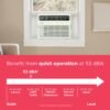 71BkWscO1eL 10,000 BTU Smart Window Air Conditioner with Wi-Fi, Cools Up to 450 Sq. Ft., Remote Control, Quiet Operation
