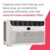 71JOzA60knL 6,000 BTU Window Air Conditioner with Remote Control, Cools Up to 250 Sq. Ft., Quiet Operation, Eco Mode