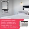 71bND4mXshL 12,000 BTU Window Air Conditioner with Remote Control, Cools Up to 550 Sq. Ft., Quiet Operation, Eco Mode