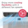 71rd1vMQJjL 8,000 BTU Window Air Conditioner with Remote Control, Cools Up to 350 Sq. Ft., Quiet Operation, Eco Mode