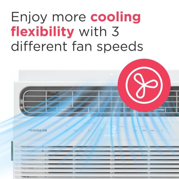 71xWE40MqcL 10,000 BTU Smart Window Air Conditioner with Wi-Fi, Cools Up to 450 Sq. Ft., Remote Control, Quiet Operation