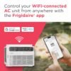 8,000 BTU Smart Window Air Conditioner with Wi-Fi, Cools Up to 350 Sq. Ft., Remote Control, Quiet Operation