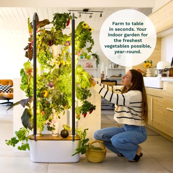 81M_zQGngXL Home 4 Vertical Hydroponics Growing System Kit - 30 Plants