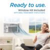 81XNOOlrcHL Window Air Conditioner 14300 BTU, BD145WT6, White