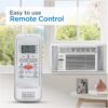 81_WlMV34_L Window Air Conditioner 14300 BTU, BD145WT6, White