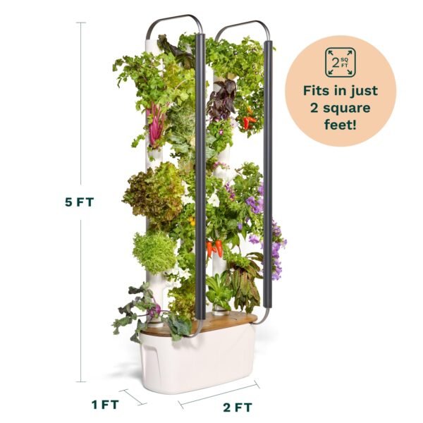 81njhchYfJL Home 4 Vertical Hydroponics Growing System Kit - 30 Plants