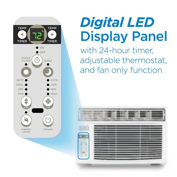 81tvibKnjBL Window Air Conditioner 14300 BTU, BD145WT6, White