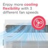 8,000 BTU Smart Window Air Conditioner with Wi-Fi, Cools Up to 350 Sq. Ft., Remote Control, Quiet Operation