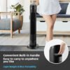 8_579_10 40 Inch Tower Fan with Remote 75˚ Oscillating Fan with 3 Wind Modes and 4 Wind Speeds
