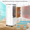 4-in-1 Portable Air Conditioner & Evaporative Air Cooler with 12L Water Tank and 4 Ice Boxes