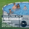 914f47aRafL Steel Pro MAX 20 Foot x 52 Inch Round Above Ground Swimming Pool Set Outdoor Metal Frame Family Pool with Filter Pump