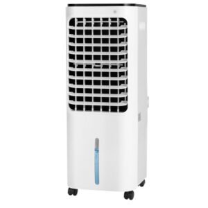 es10012us-wh_1 4-in-1 Portable Air Conditioner & Evaporative Air Cooler with 12L Water Tank and 4 Ice Boxes