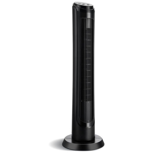 es10086us-bk__1_36b5e572-6235-4c03-8a65-cf4cbdf2dcd9 40 Inch Tower Fan with Remote 75˚ Oscillating Fan with 3 Wind Modes and 4 Wind Speeds