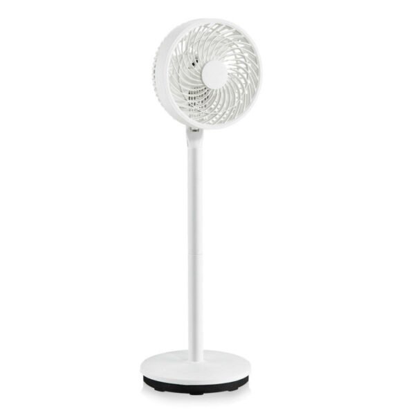 es10088us__1 9 Inch Portable Oscillating Pedestal Floor Fan with Adjustable Heights and Speeds
