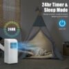 ia_100000000900 8000 BTU Portable Air Conditioner with Dehumidifier Function