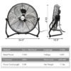s-l1600_283_21 20 Inch High-Velocity Floor Fan with 3 Wind Speeds